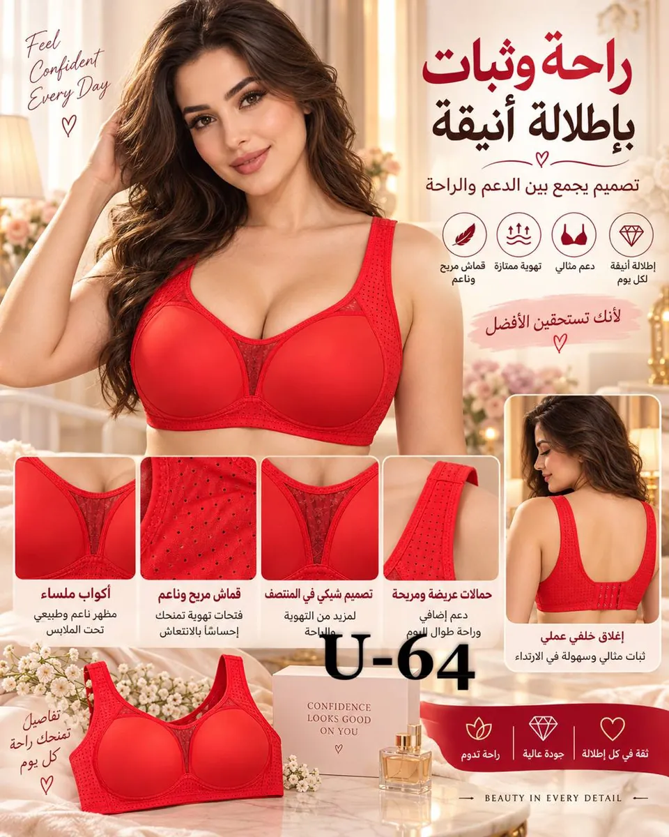 حمالة نسائي سفنجة وحدة بدون عظم - صورة 1